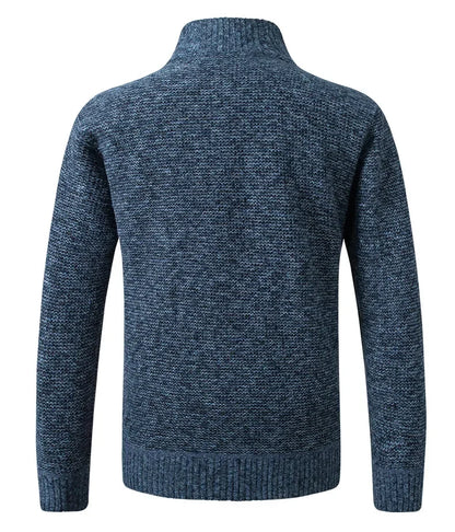 Men's Slim Fit Stand Collar Zipper Jacket