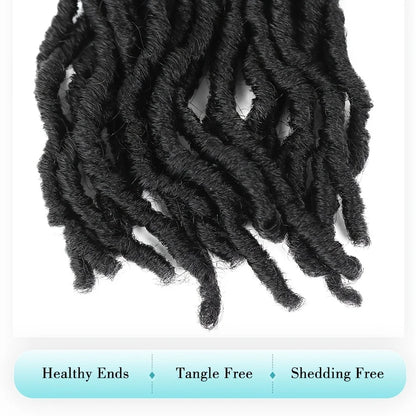 8Pcs 24 Inch Black Synthetic Dreadlock Extensions