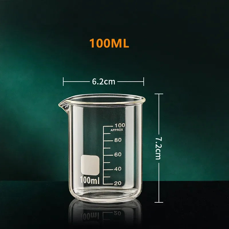 Glass Measuring Cup With Handle Heat-resistant 50-1000ml