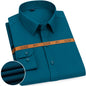 Men's Slim Fit Solid Color White Dress Shirt