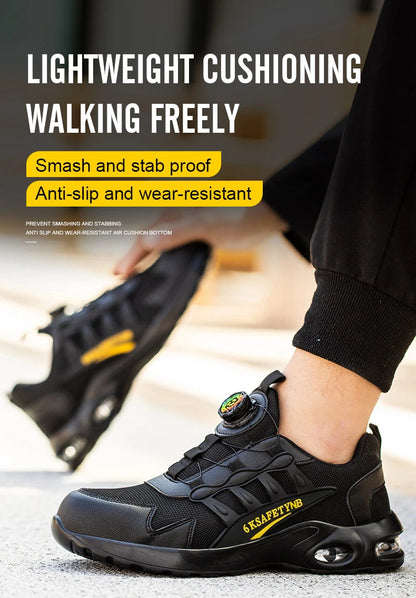Men's Steel Toe Safety Shoes with Air Cushion