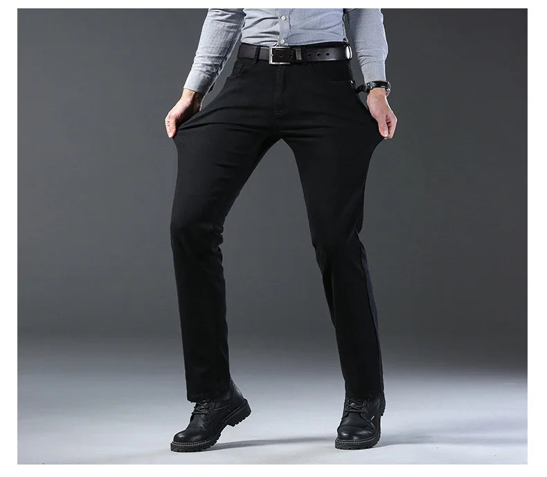 Wthinlee Men's Casual Straight Denim Jeans