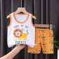 Children's Cotton Vest Set with Shorts for Summer