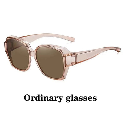 Round Polarized Sunglasses for Prescription Glasses