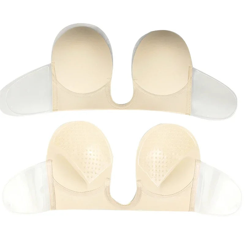 Invisible Push Up Strapless Silicone Bra