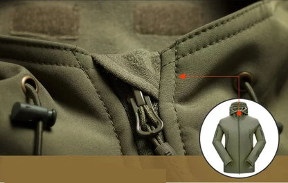 Men's Hooded Tactical Waterproof Bomber Jacket