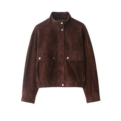 Women's Slim Warm Jackets with Big Pockets