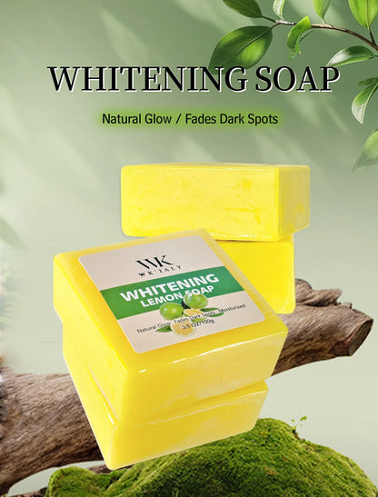 WK JALY Whitening Lemon Soap with Glutathione and Shea Butter