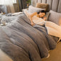 Wool Throw Blanket Double Sided Queen Size Winter Use