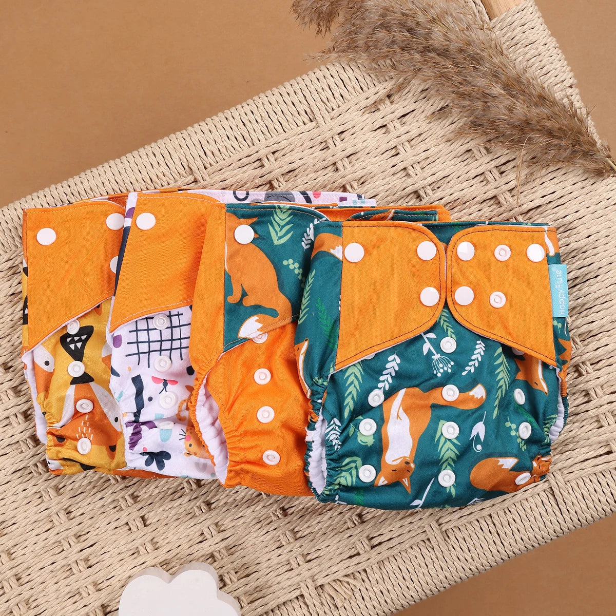 Happyflute Eco-Friendly Cloth Diaper Set for Babies