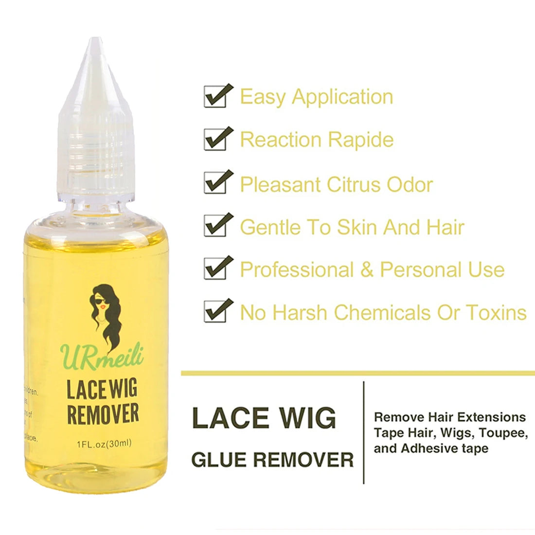 4 Pcs Lace Front Wig Glue and Adhesive Remover