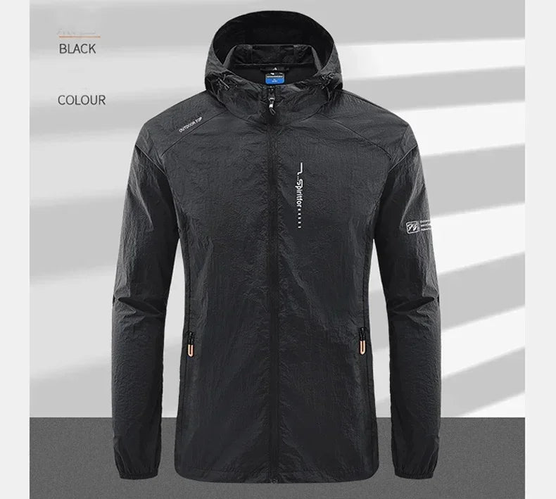 Men's UV Protection Quick Dry Windbreaker Jacket