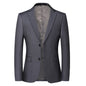Men's Solid Color Blazer Jacket for Business and Weddings