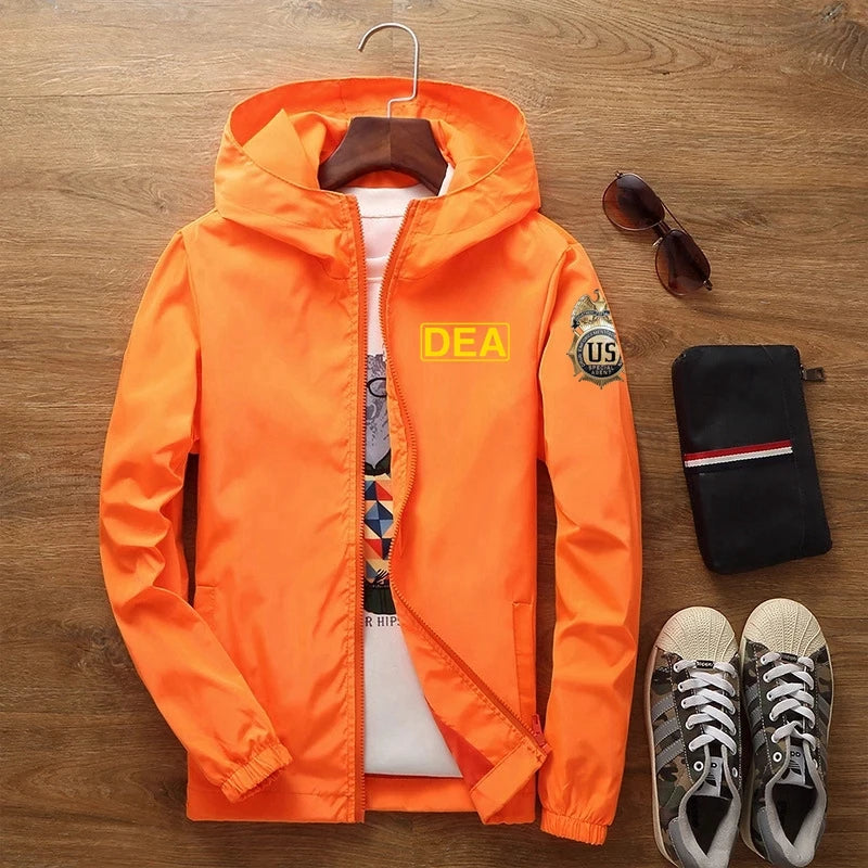Ultra Light Men's Hooded Windbreaker Jacket