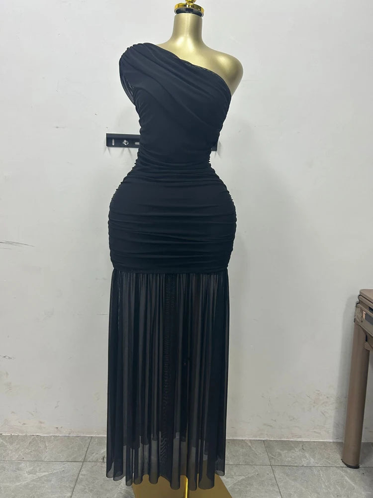Elegant Off Shoulder Maxi Dress for Women