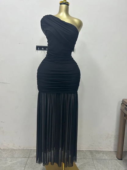 Elegant Off Shoulder Maxi Dress for Women