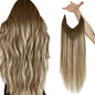 VeSunny Remy Hair One Piece Invisible Wire Extensions