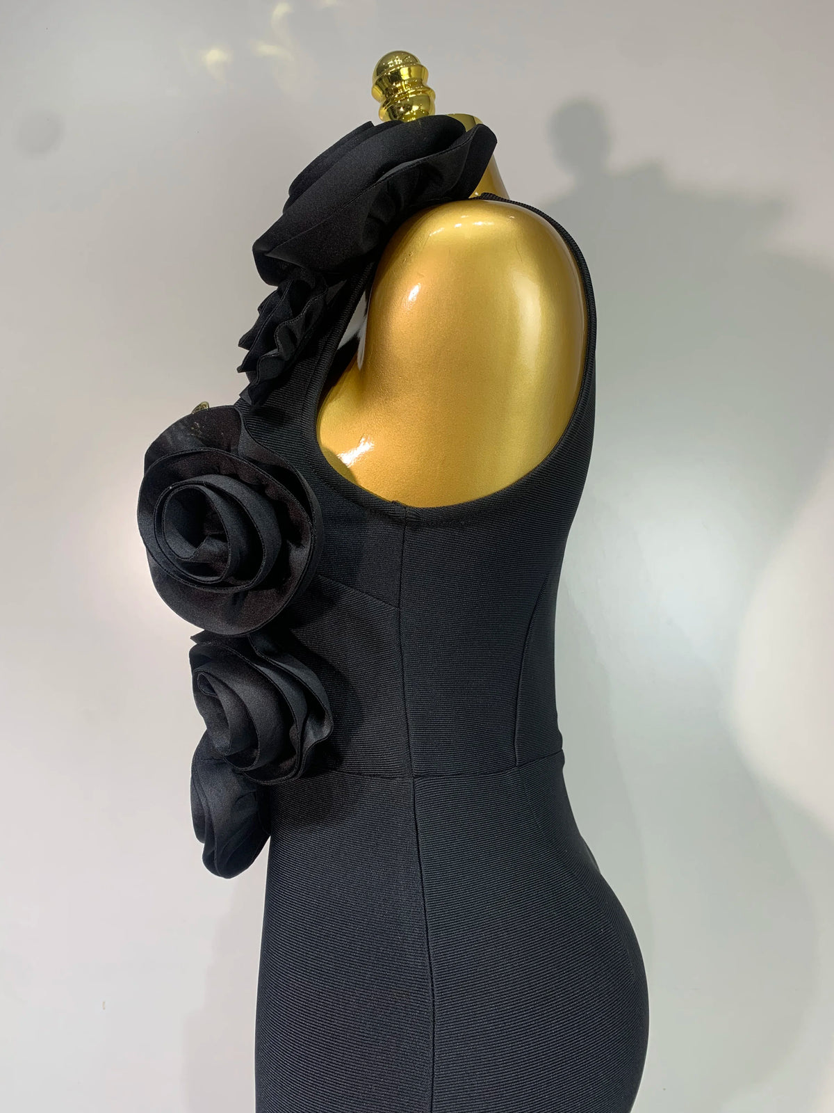 3D Flower Sleeveless Bodycon Bandage Dress Women