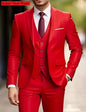 Slim Fit Black Tuxedo Suit Set for Men