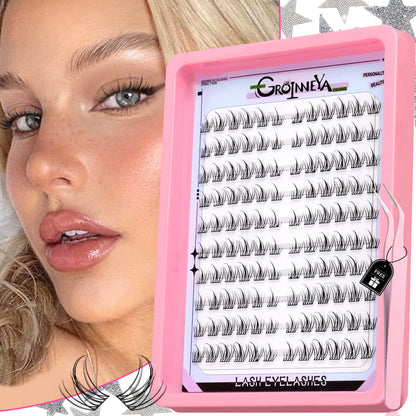 GROINNEYA C-Curl Cluster Eyelashes
