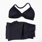 Seamless Strappy Yoga Bra and Scrunch Butt Shorts Set