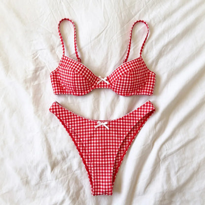 Dot Micro Bikini Women Swimwear Push Up Bathing Suit