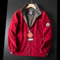 Windproof Fleece Padded Jacket for Men, Large Size