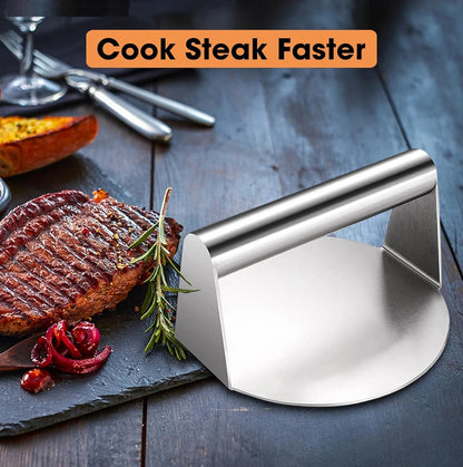 Stainless Steel Hamburger Meat Press Non-Stick Tool