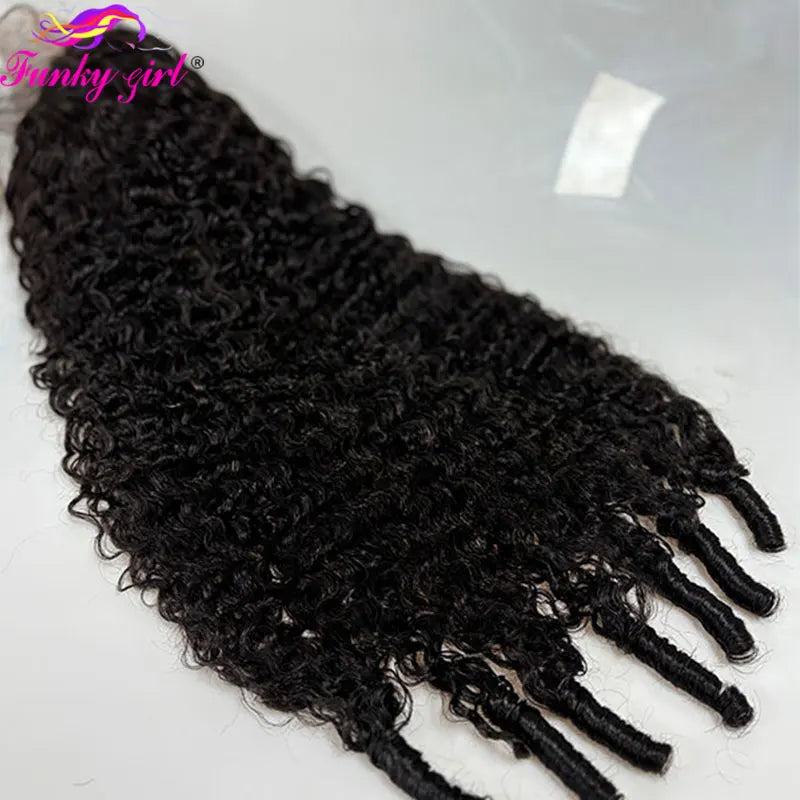 12A Burmese Curly Human Hair Wig Transparent Lace Frontal