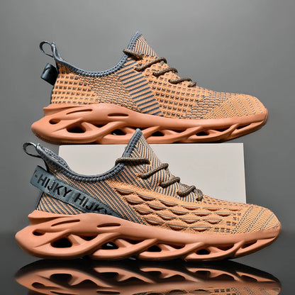 Men's Breathable Lace-Up Sneakers
