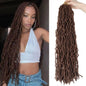 8Pcs 24 Inch Black Synthetic Dreadlock Extensions