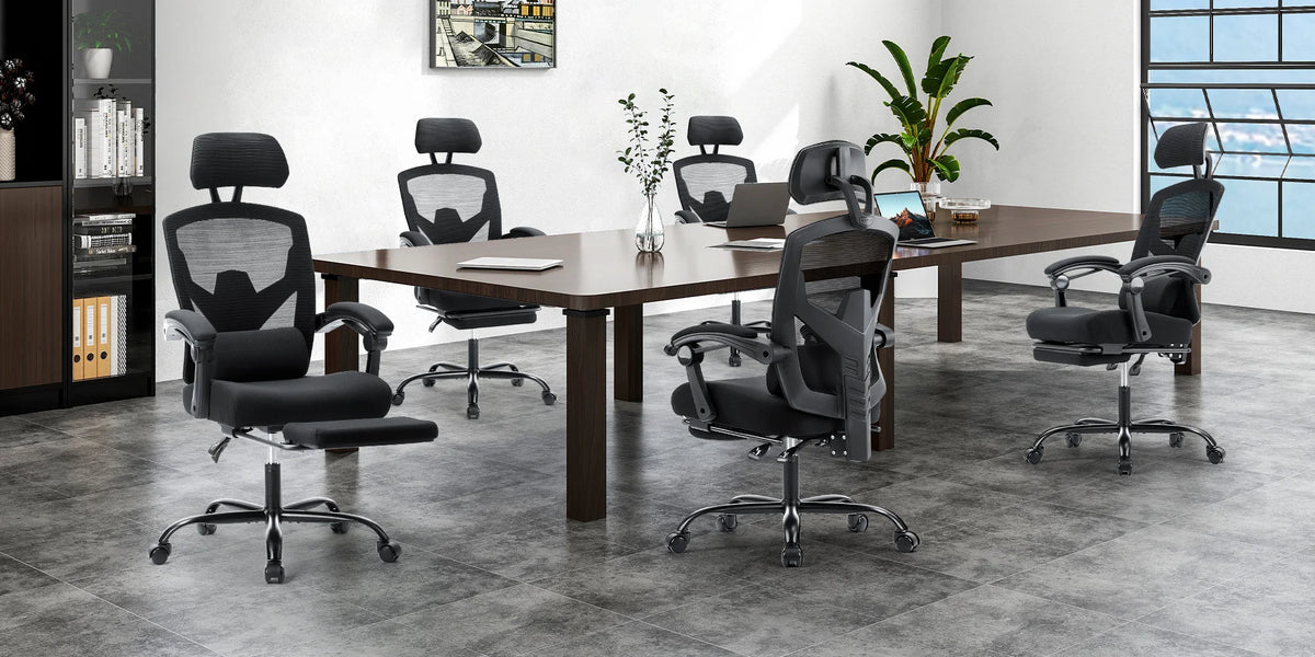 MCQ High Back Ergonomic Gaming Office Chair with Lumbar Support