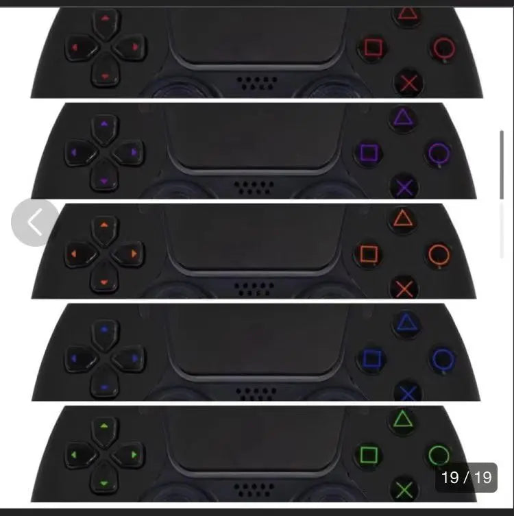 Customized PS5 Button with Shell and Retro Style