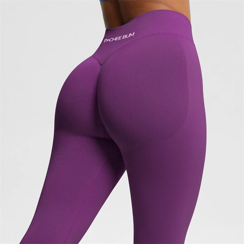 Women Seamless Bum Shaping Leggings Fitness Pants