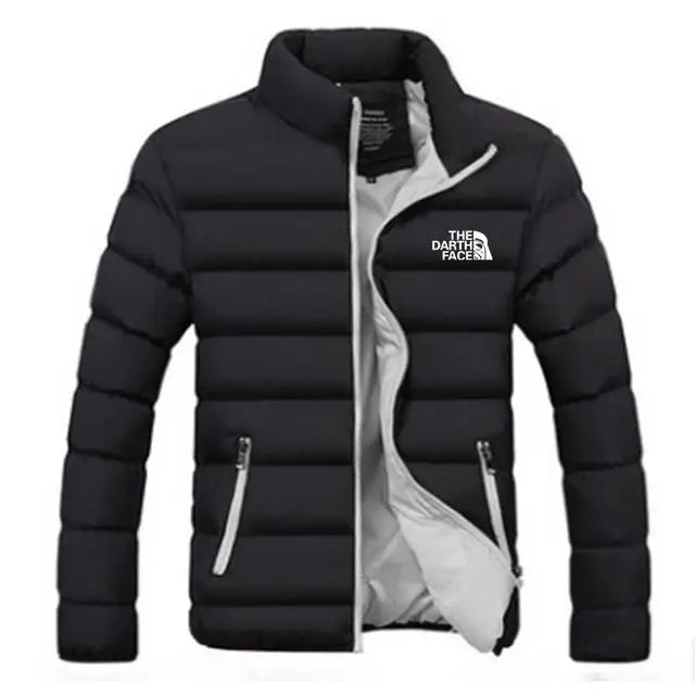 Men's Casual Printed Cotton Parka Jacket