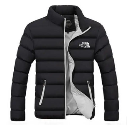 Men's Casual Printed Cotton Parka Jacket