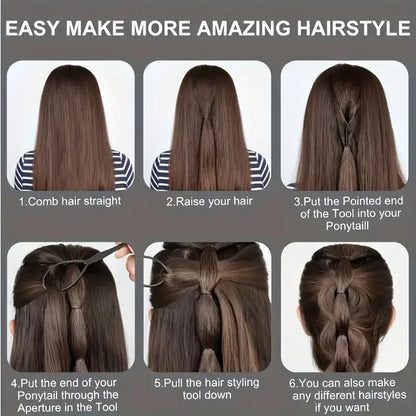 Hair Styling & Brush Set – 6 Pieces