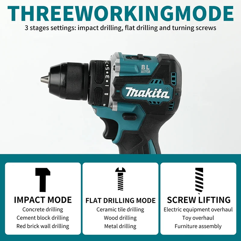 Makita DDF487 10mm Brushless 18V Impact Drill