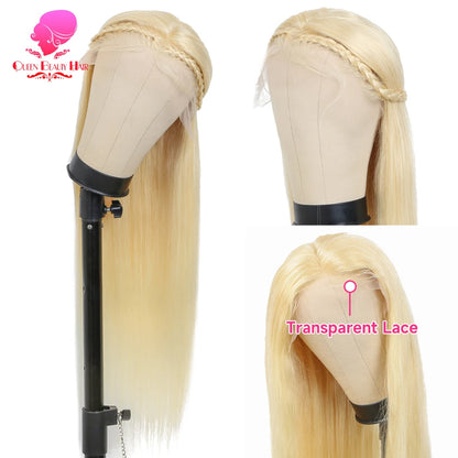 13x6 360 Lace Wig Human Hair Pre Plucked Blonde