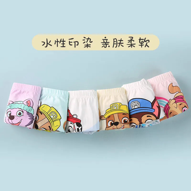 3PCS Cotton Paw Patrol Boys Underpants Set