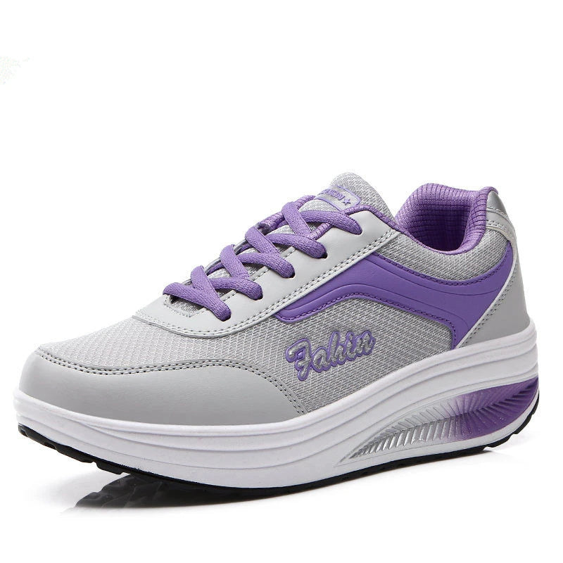 Women Vulcanized Sneakers Shoes Blatform Plus Size