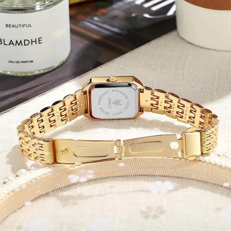 Stainless Steel Strap Watch for Women Luxury Gift