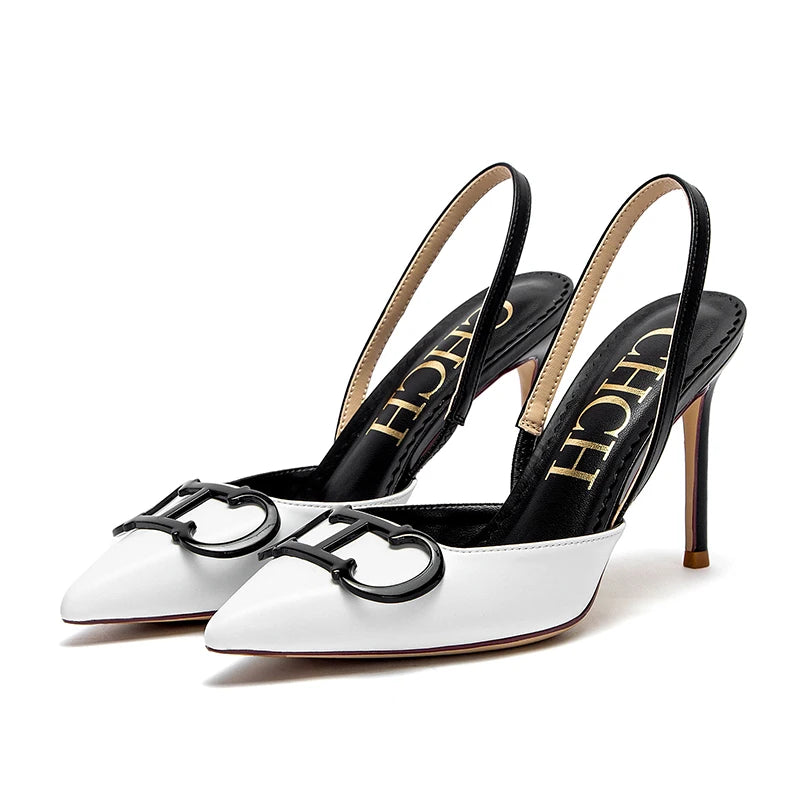 CHCH Women's Closed Toe Strappy Heels for Weddings