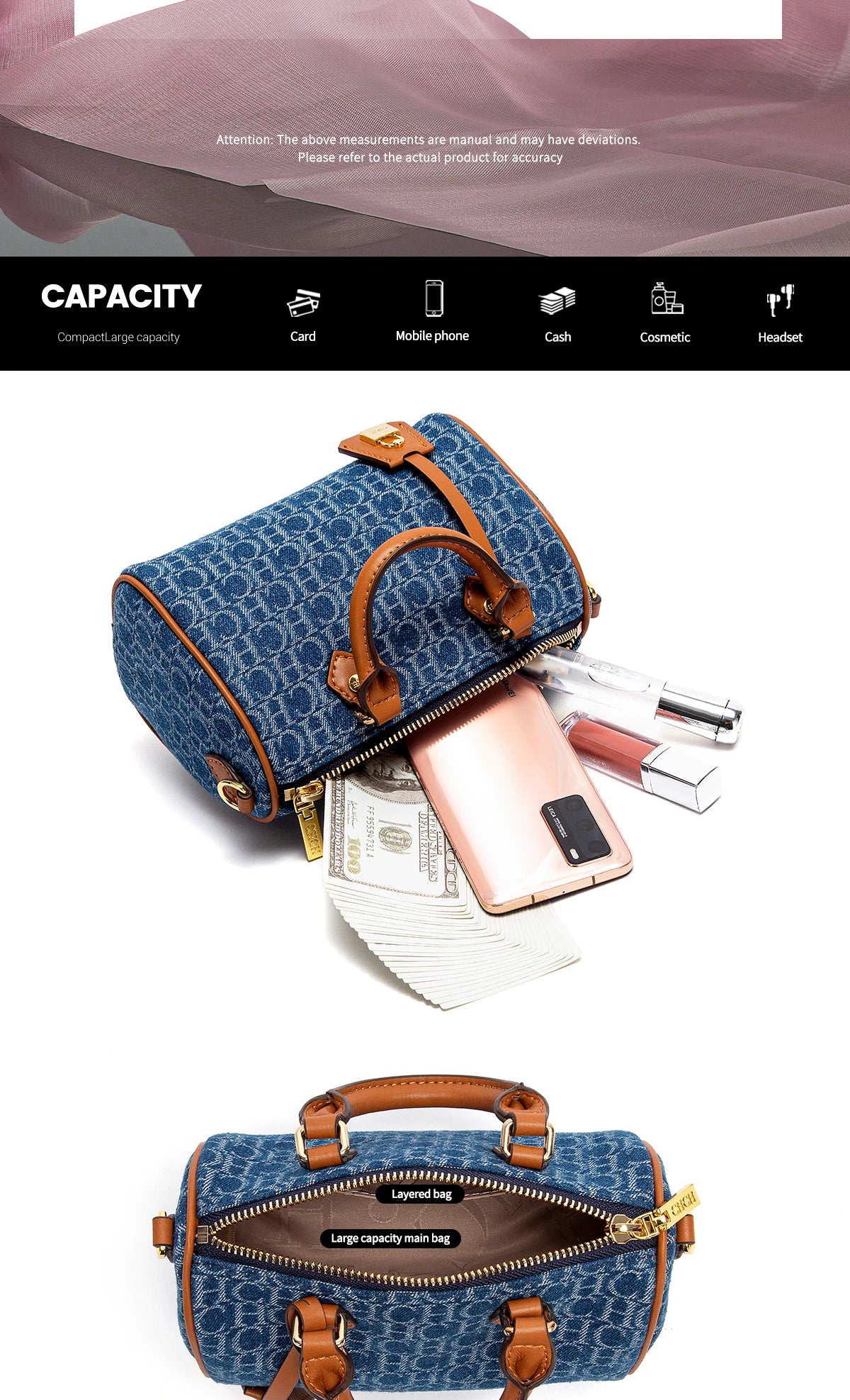 Women's Casual PU Messenger Bag with Saddle Shape