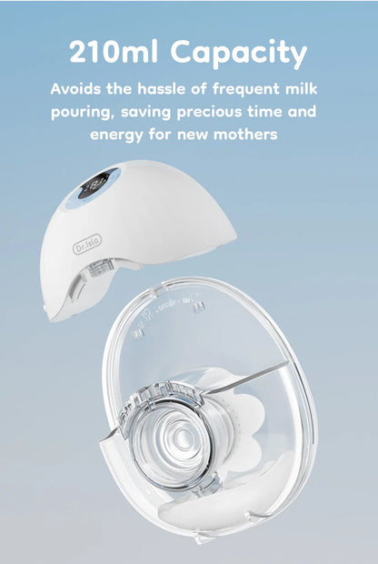 Wearable Electric Breast Pump with LED Display