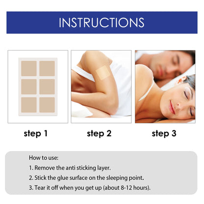 Natural Sleep Aid Lavender Patches for Nighttime Comfort