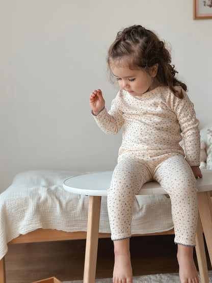 Cotton Long Sleeve T-Shirt and Pant Set for Girls