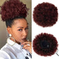 Afro Puff Drawstring Ponytail Brazilian Kinky Curly Hair