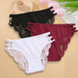 3PC Set Women's Floral Lace Low Rise Briefs