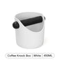 Coffee Knock Box Black ABS with Detachable Knock Bar